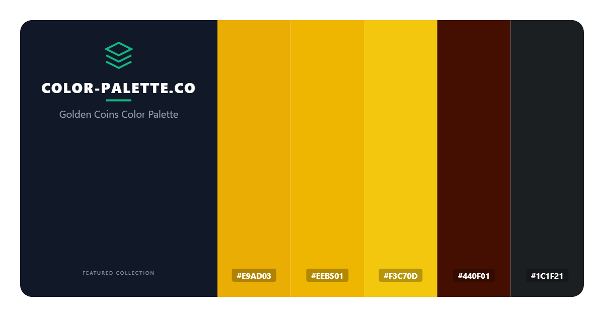 Golden Coins Color Palette