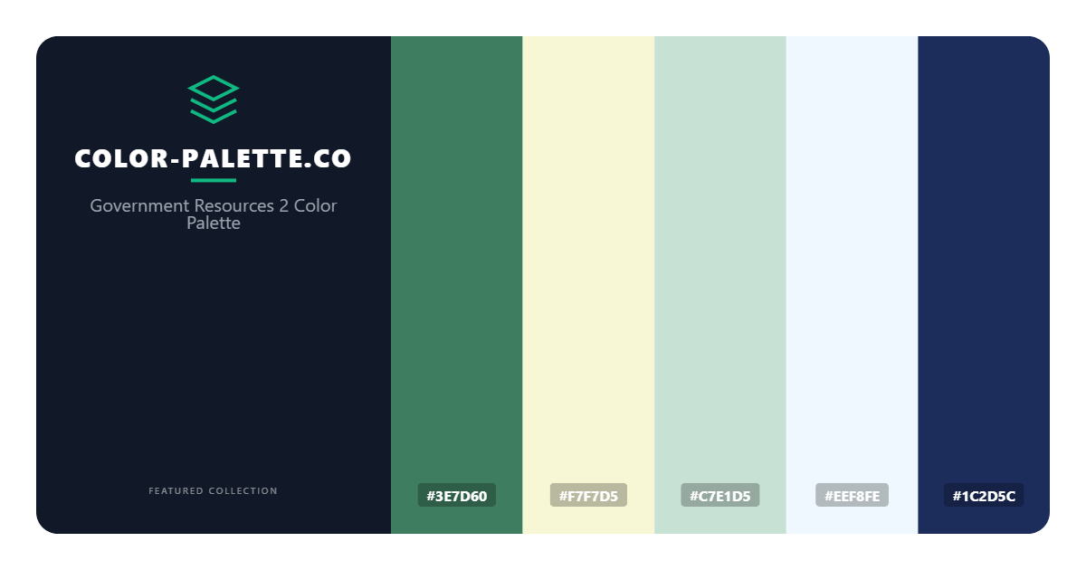 Government Resources 2 Color Palette