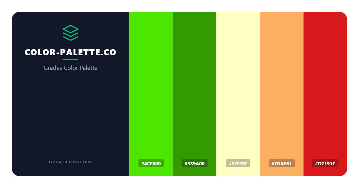 Grades Color Palette