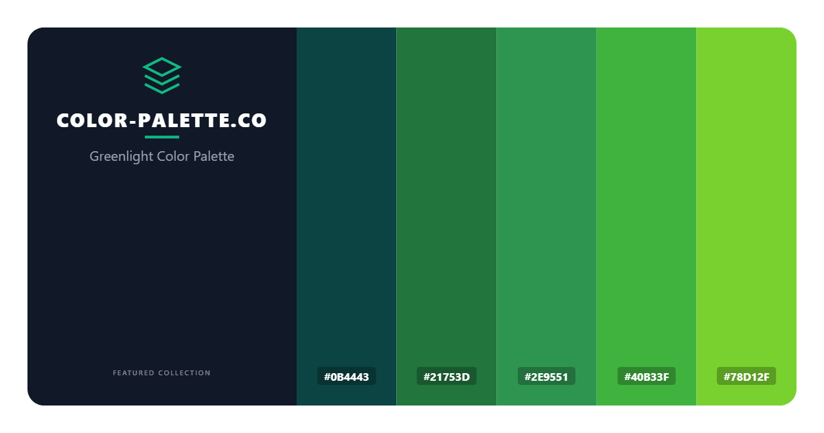 Greenlight Color Palette