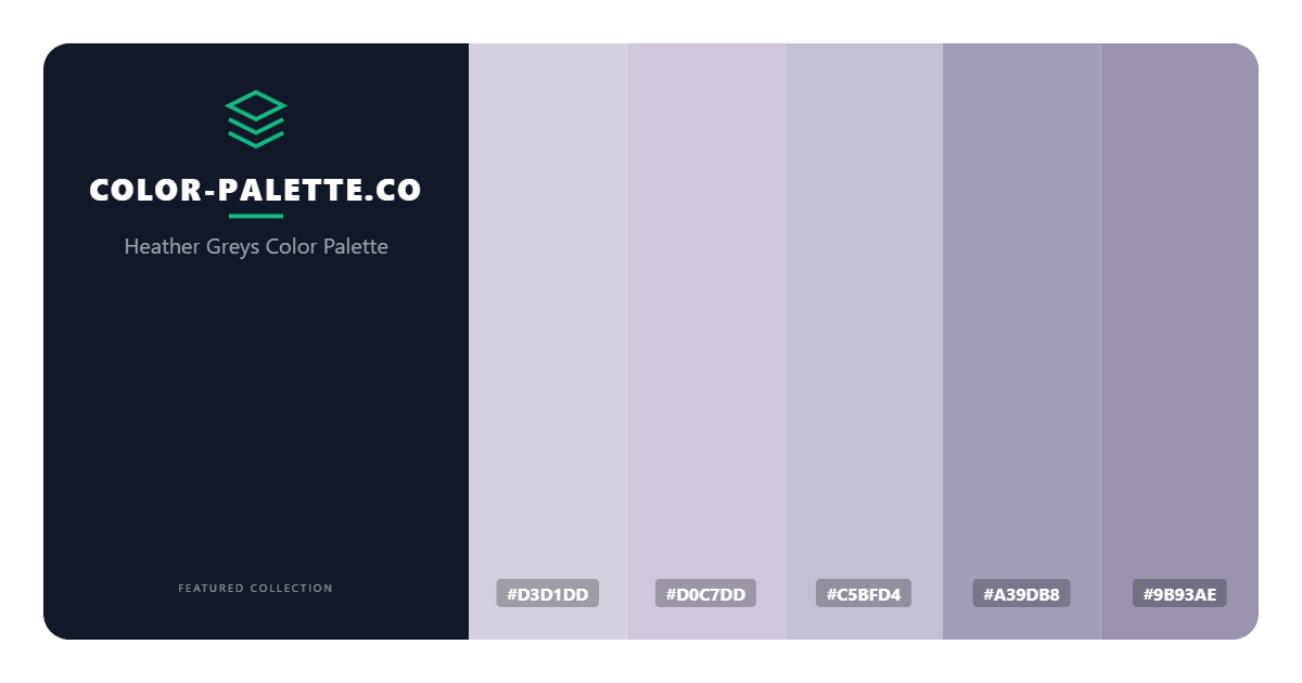 Heather Greys Color Palette