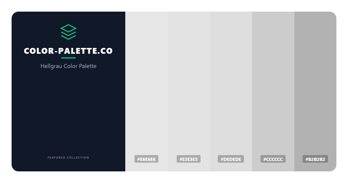 Hellgrau Color Palette