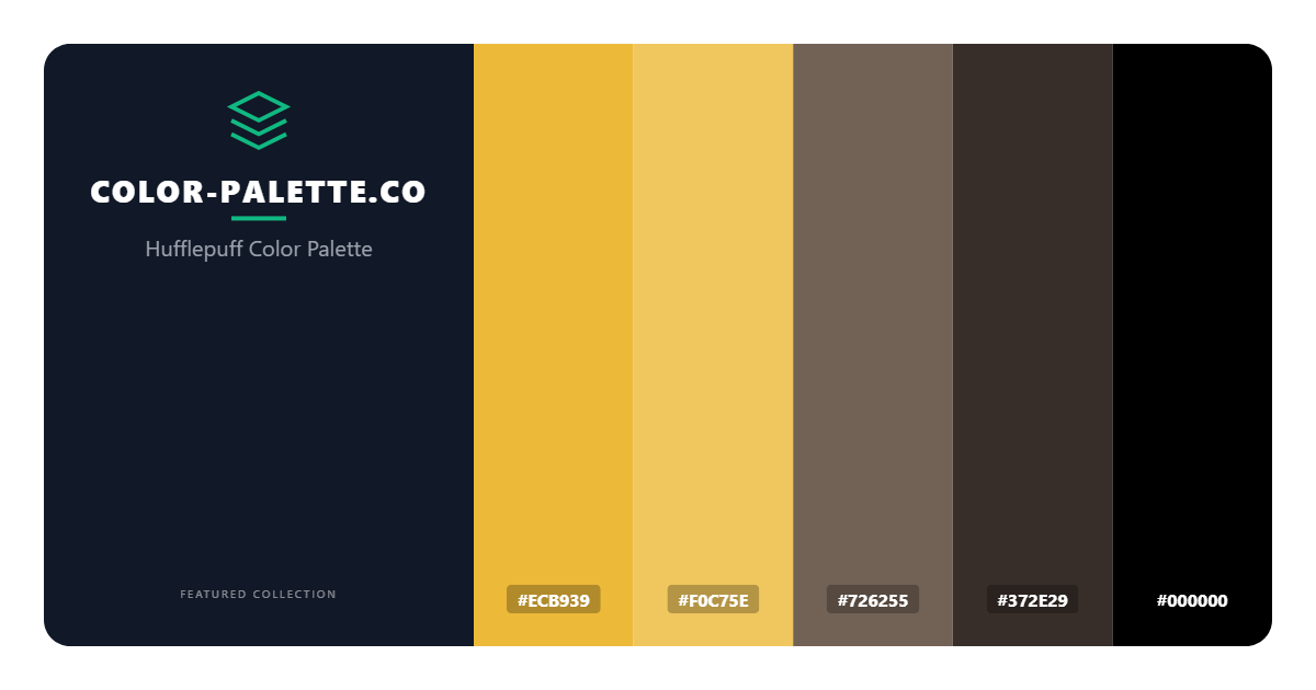 Hufflepuff Color Palette