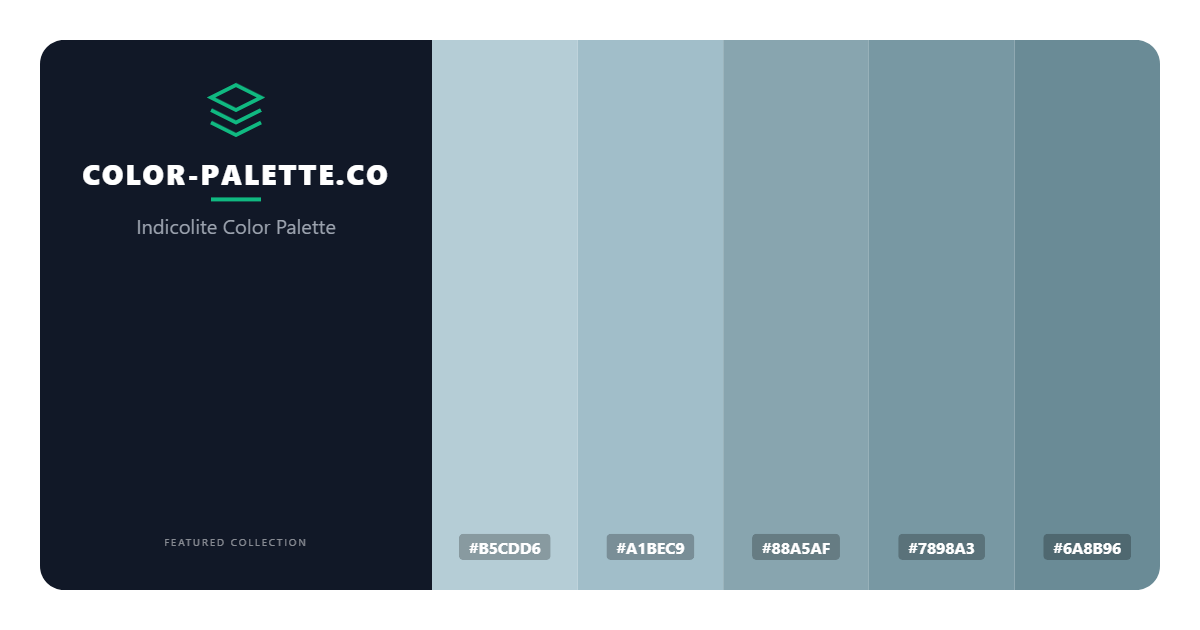 Indicolite Color Palette