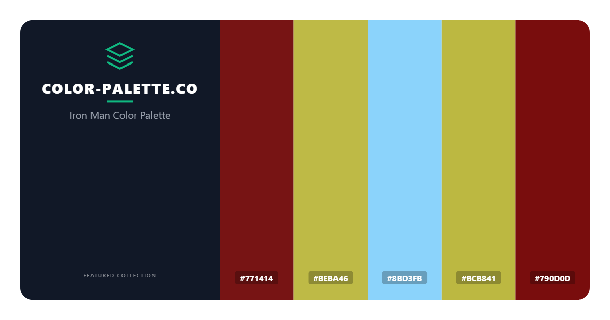 Iron Man Color Palette