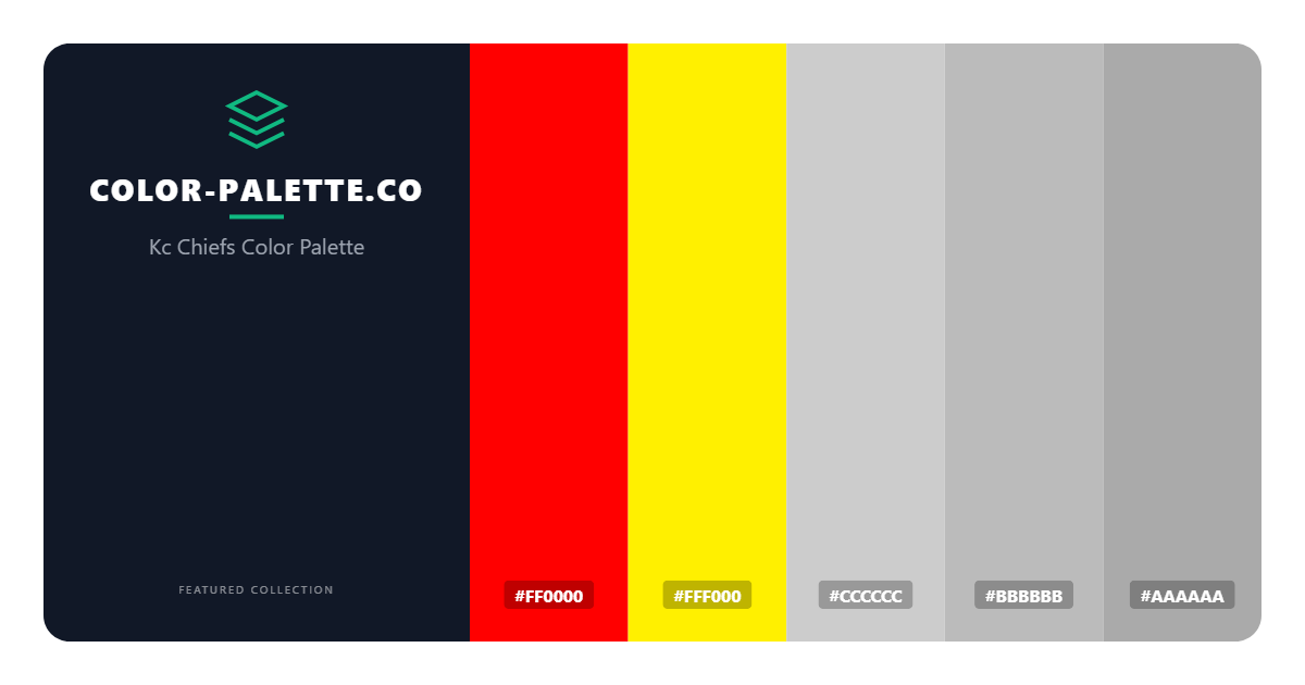 Kc Chiefs Color Palette