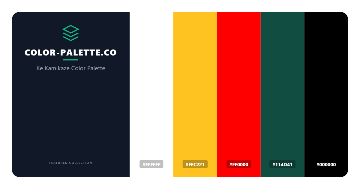 Ke Kamikaze Color Palette