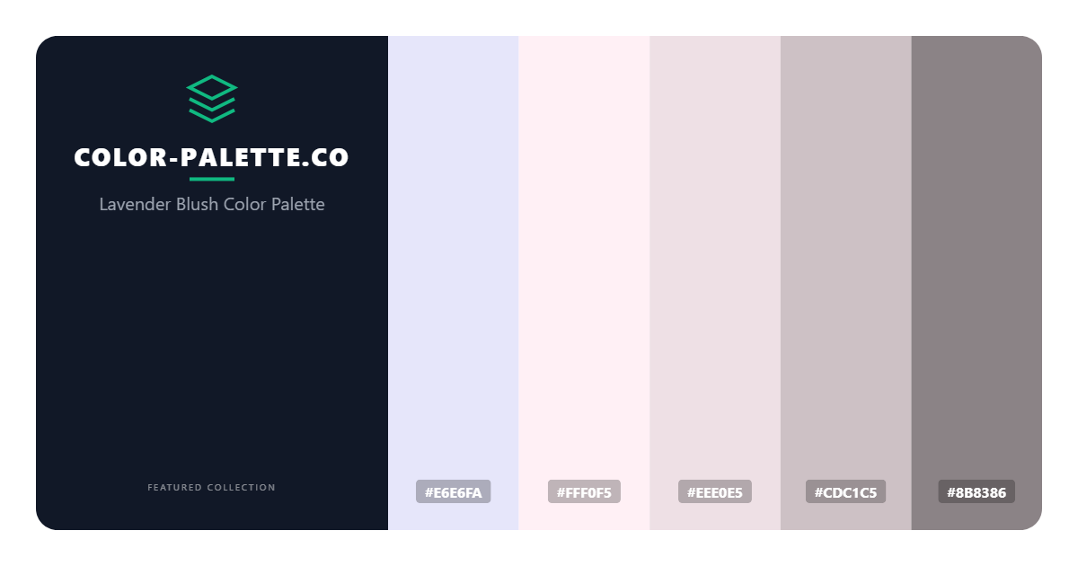 Lavender Blush Color Palette