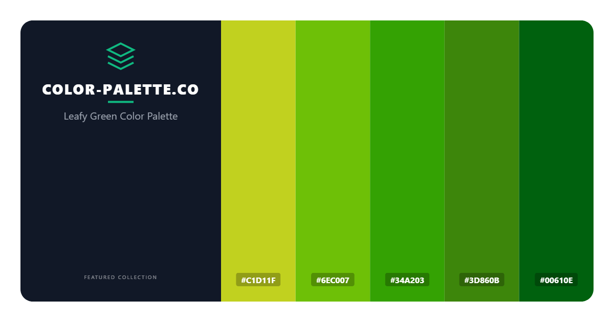 Leafy Green Color Palette