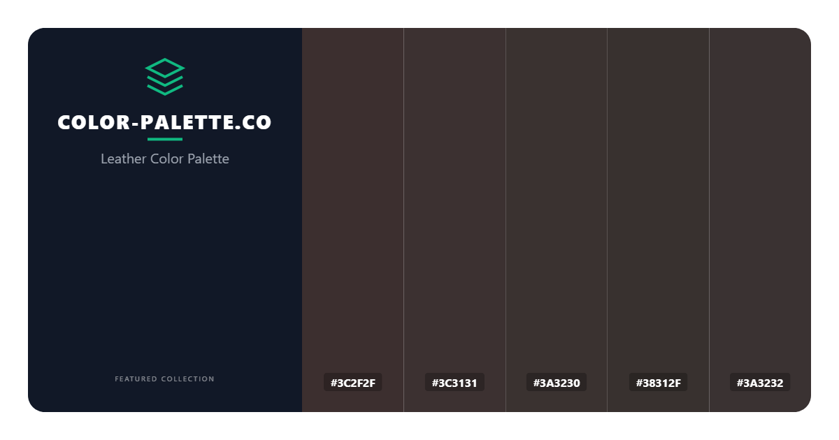 Leather Color Palette