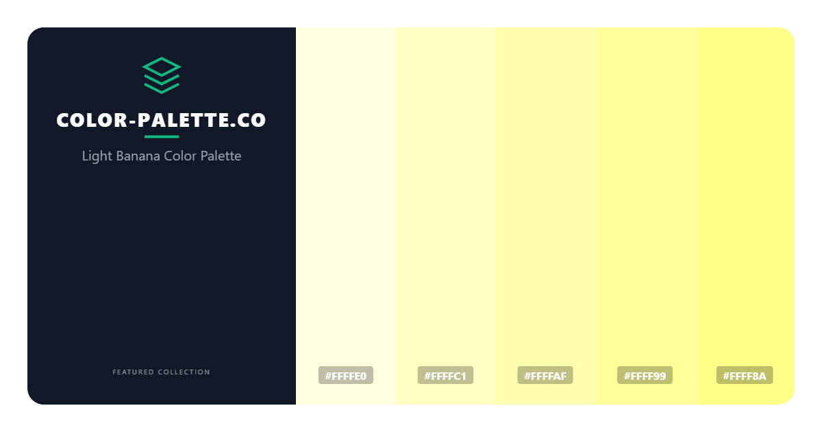 Light Banana Color Palette