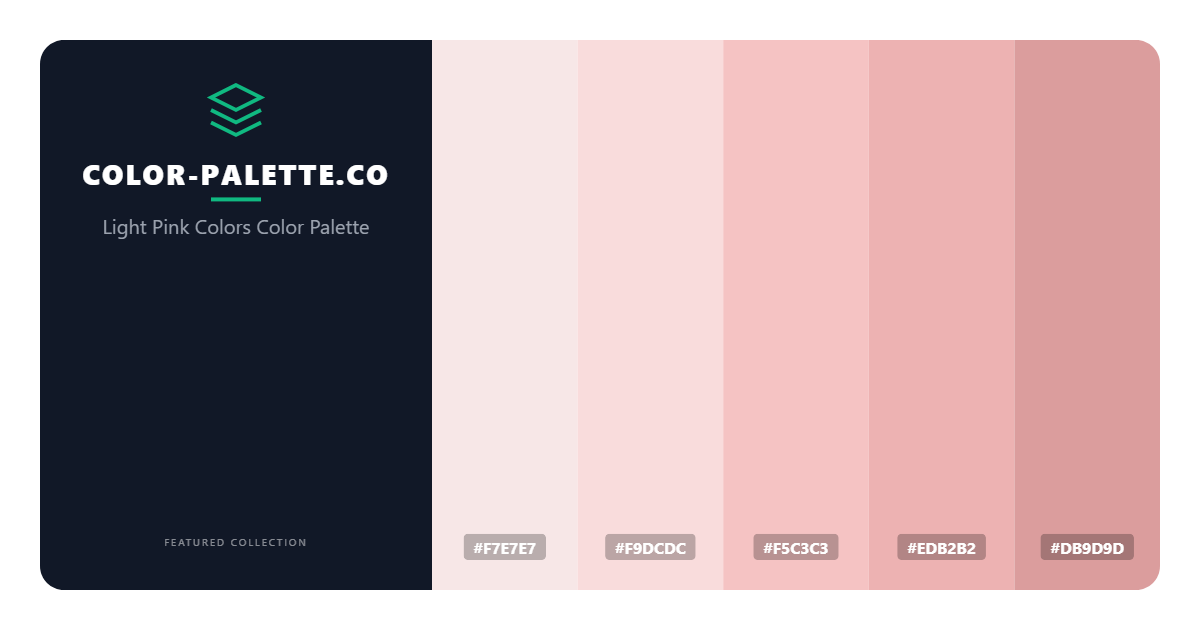 Light Pink Colors Color Palette