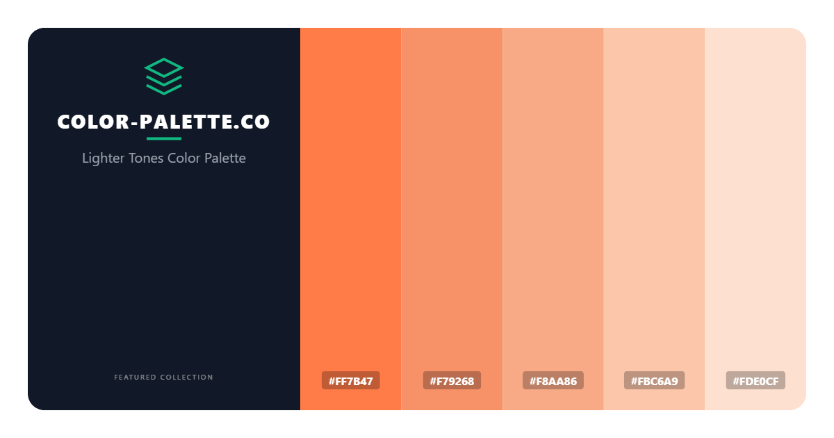 Lighter Tones Color Palette
