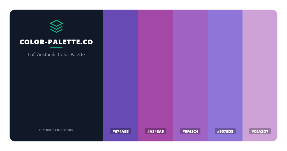 Lofi Aesthetic Color Palette