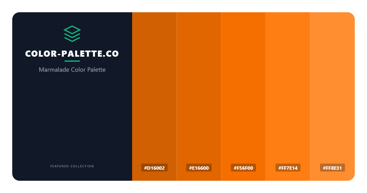 Marmalade Color Palette