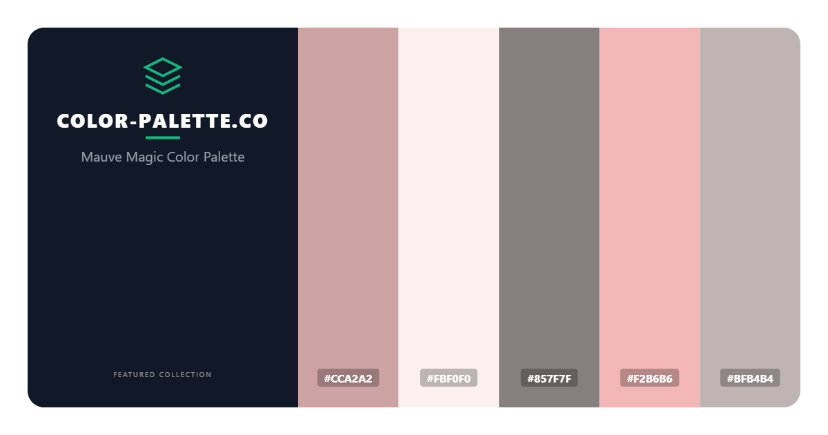 Mauve Magic Color Palette