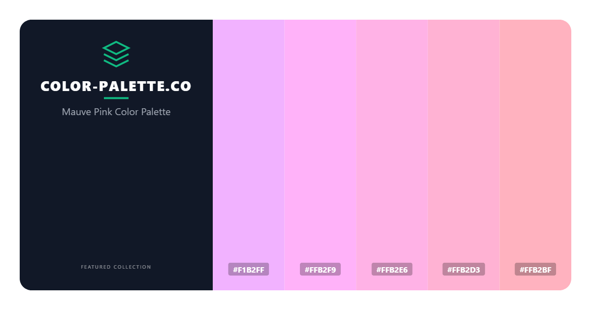 Mauve Pink Color Palette