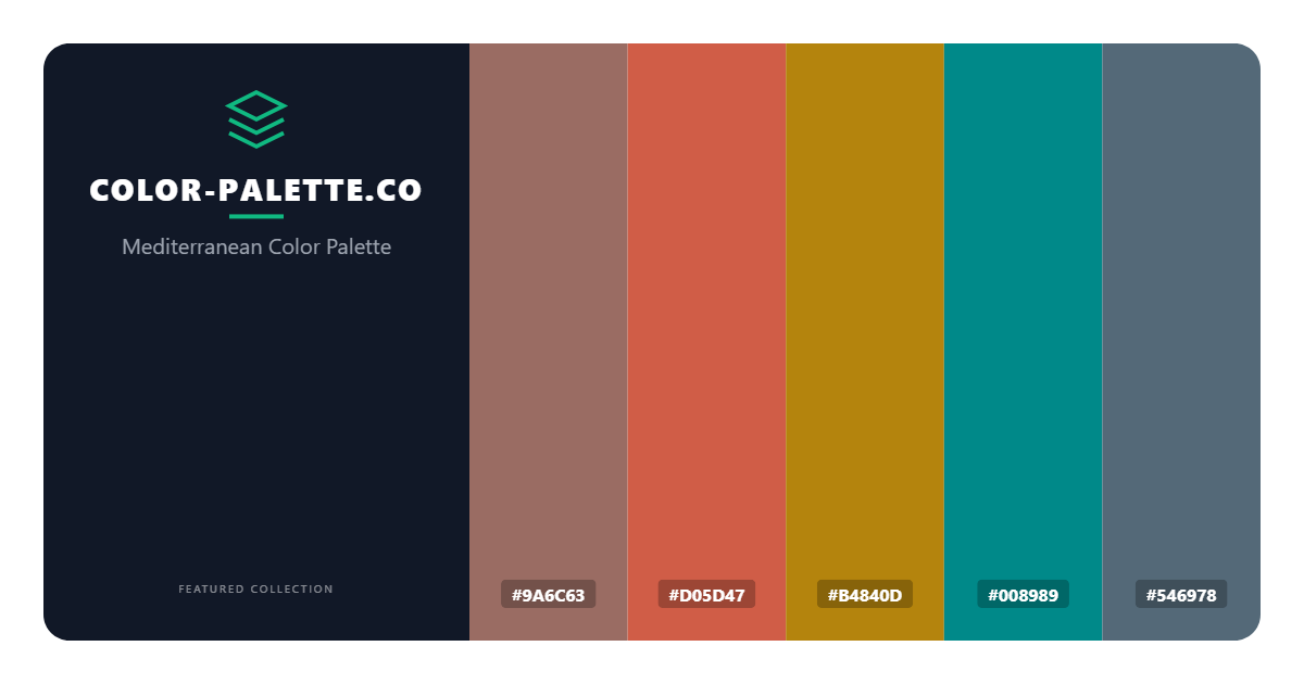 Mediterranean Color Palette