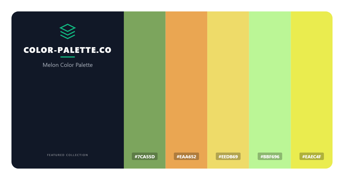 Melon Color Palette