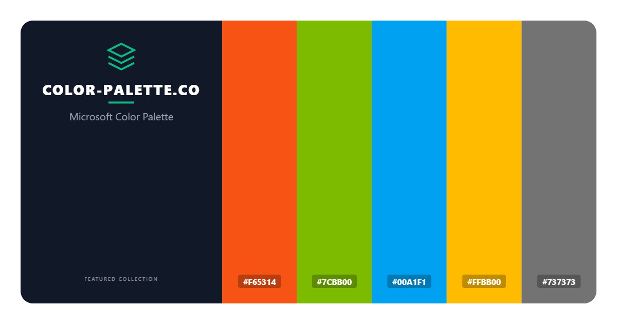 Microsoft Color Palette
