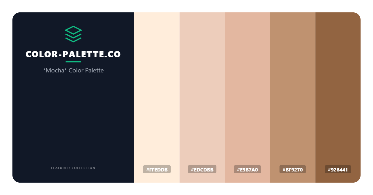 *Mocha* Color Palette