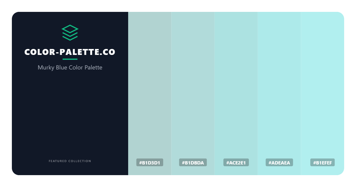 Murky Blue Color Palette
