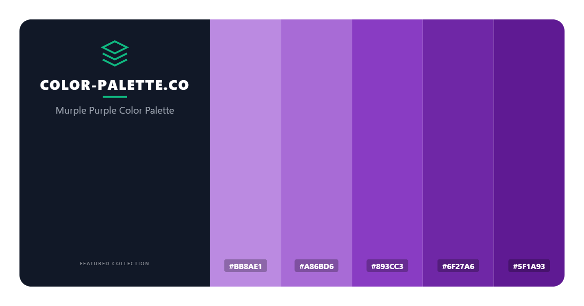 Murple Purple Color Palette