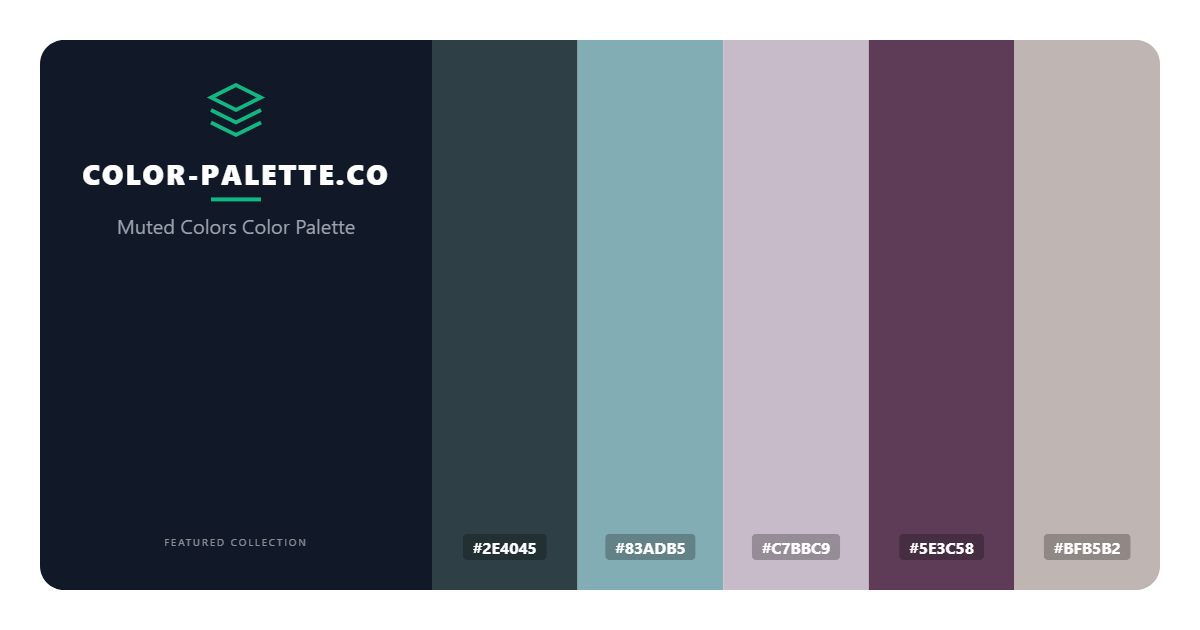 Muted Colors Color Palette