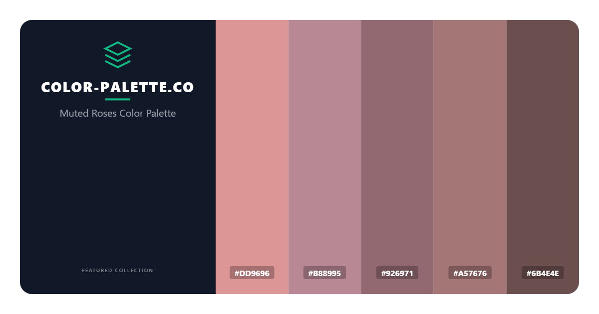 Muted Roses Color Palette