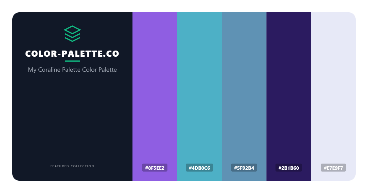 My Coraline Palette Color Palette