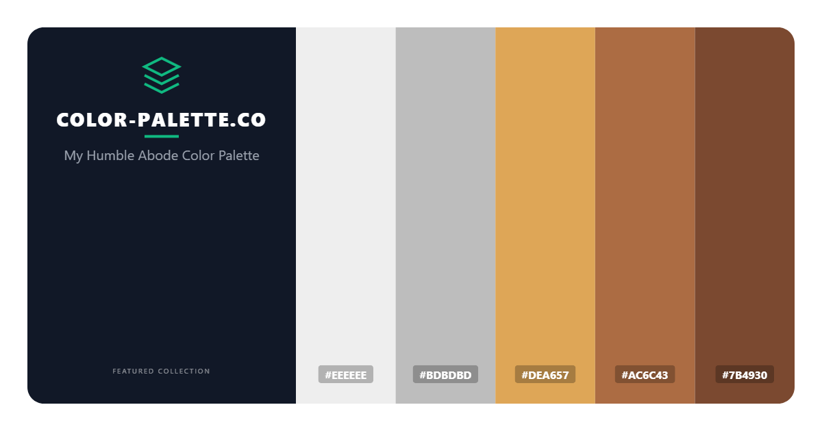 My Humble Abode Color Palette
