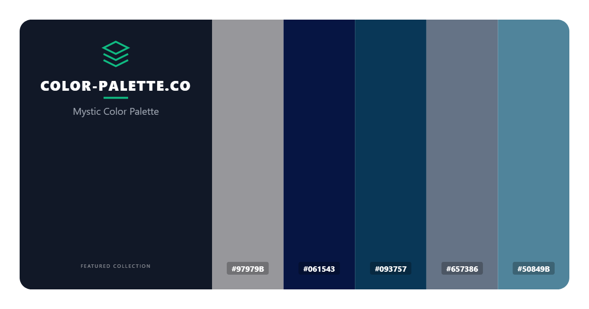 Mystic Color Palette