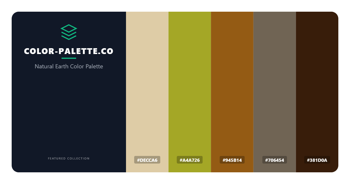 Natural Earth Color Palette