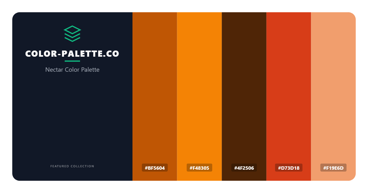 Nectar Color Palette