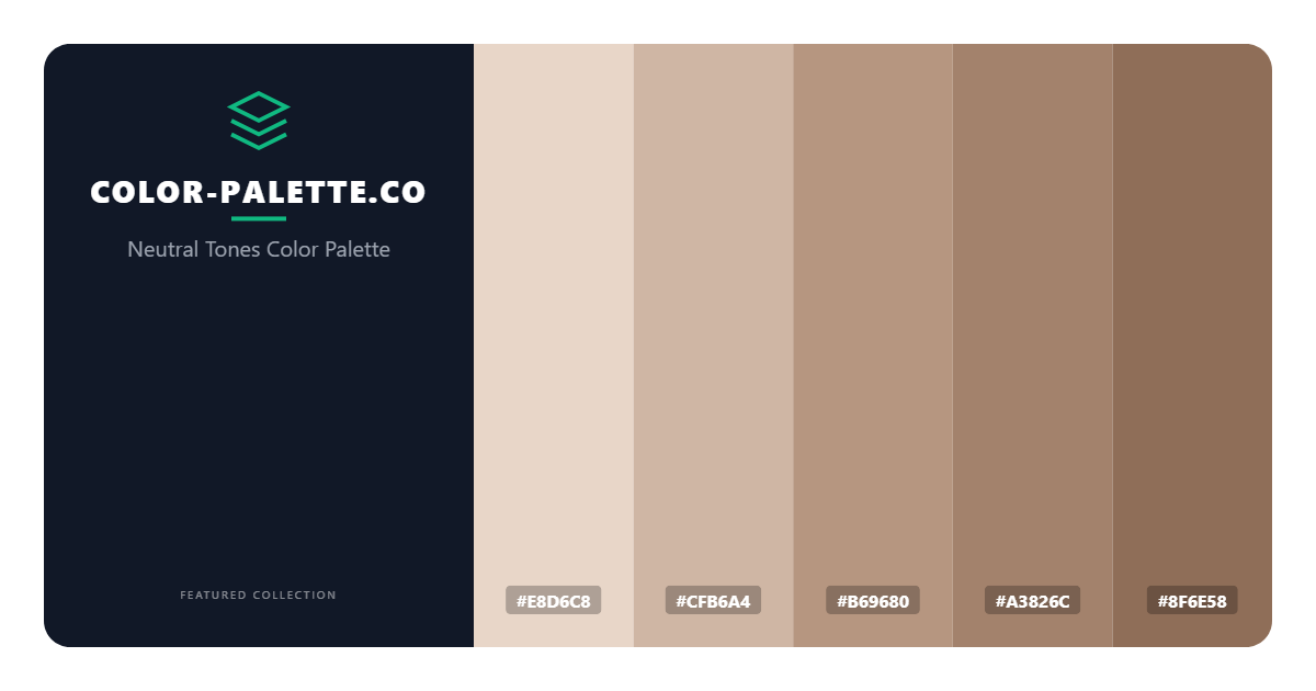 Neutral Tones Color Palette
