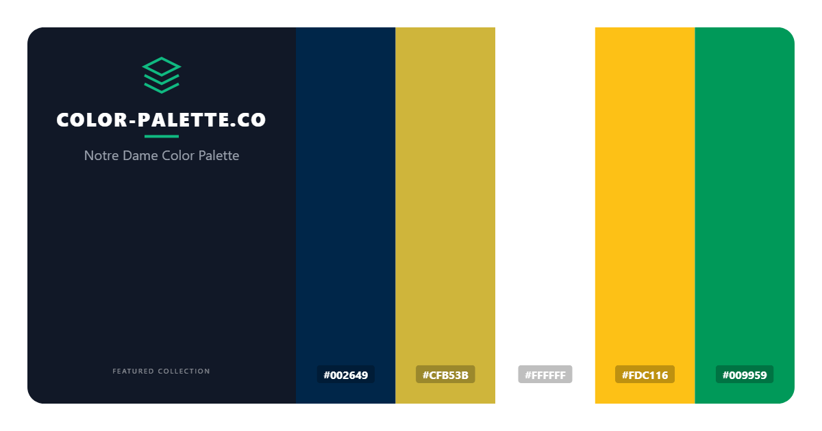 Notre Dame Color Palette