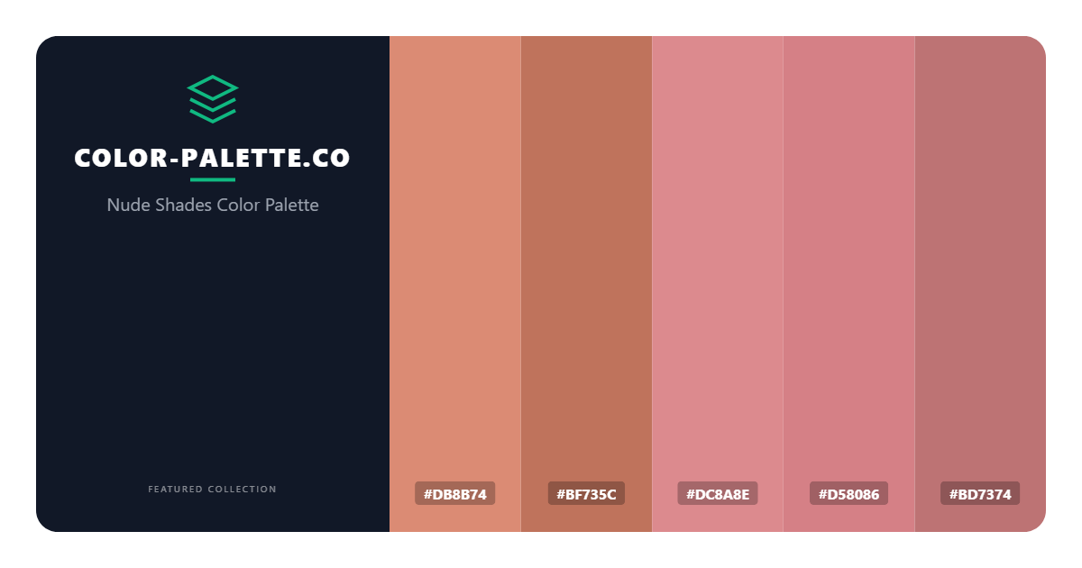 Nude Shades Color Palette