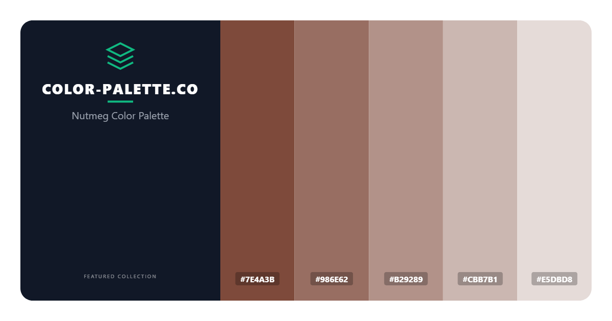 Nutmeg Color Palette