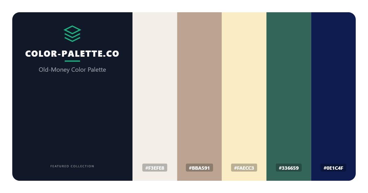 Old-Money Color Palette