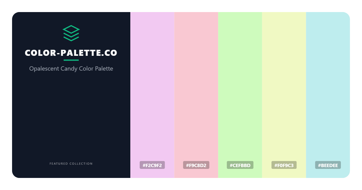 Opalescent Candy Color Palette