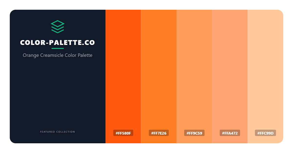Orange Creamsicle Color Palette