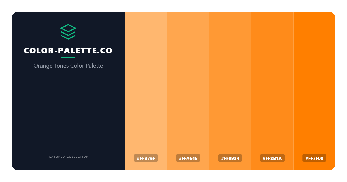 Orange Tones Color Palette