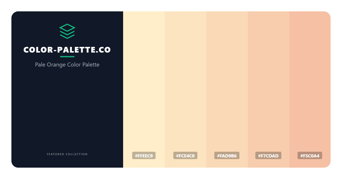 Pale Orange Color Palette
