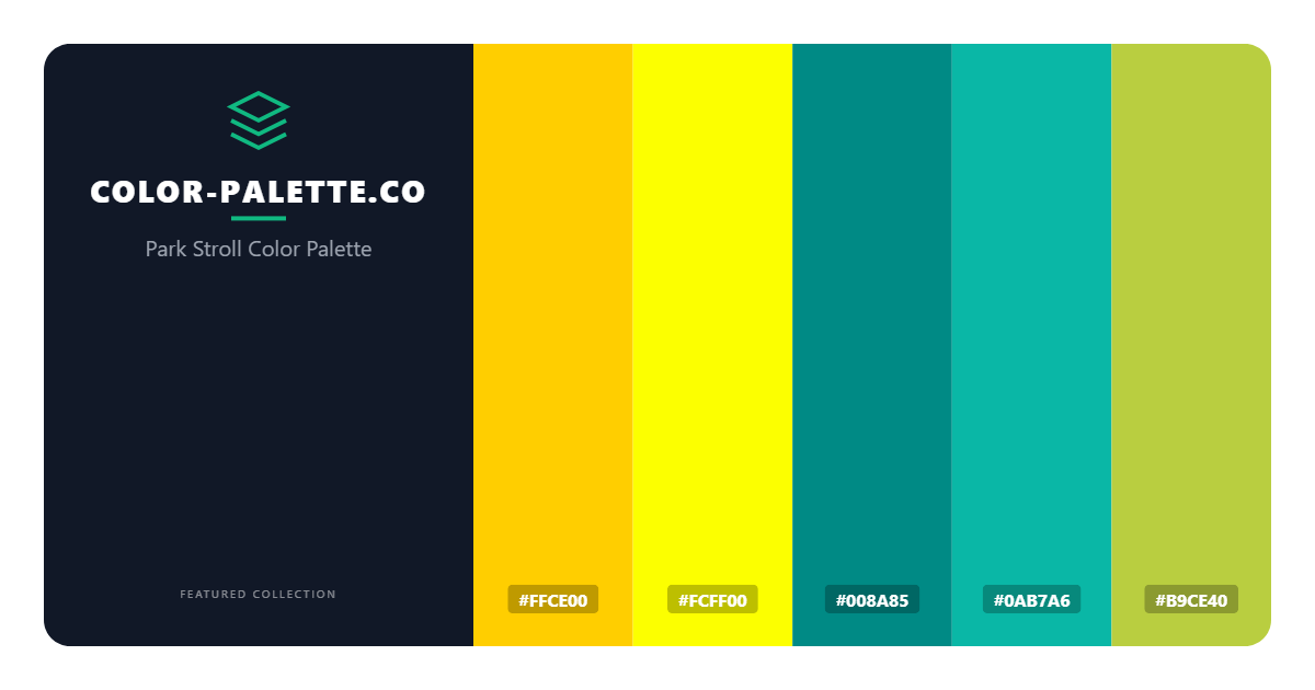 Park Stroll Color Palette