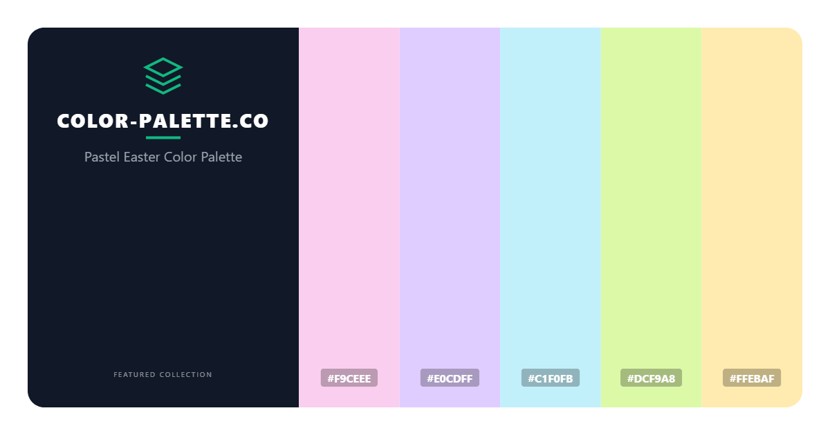 Pastel Easter Color Palette
