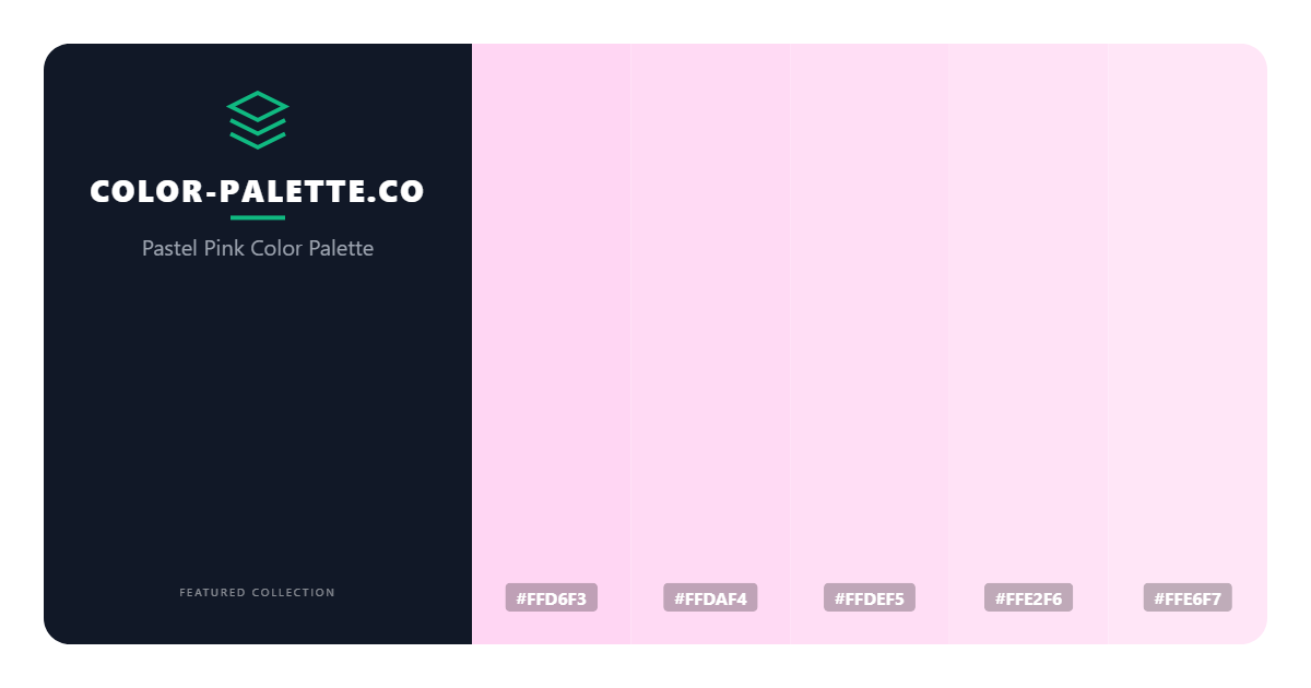 Pastel Pink Color Palette