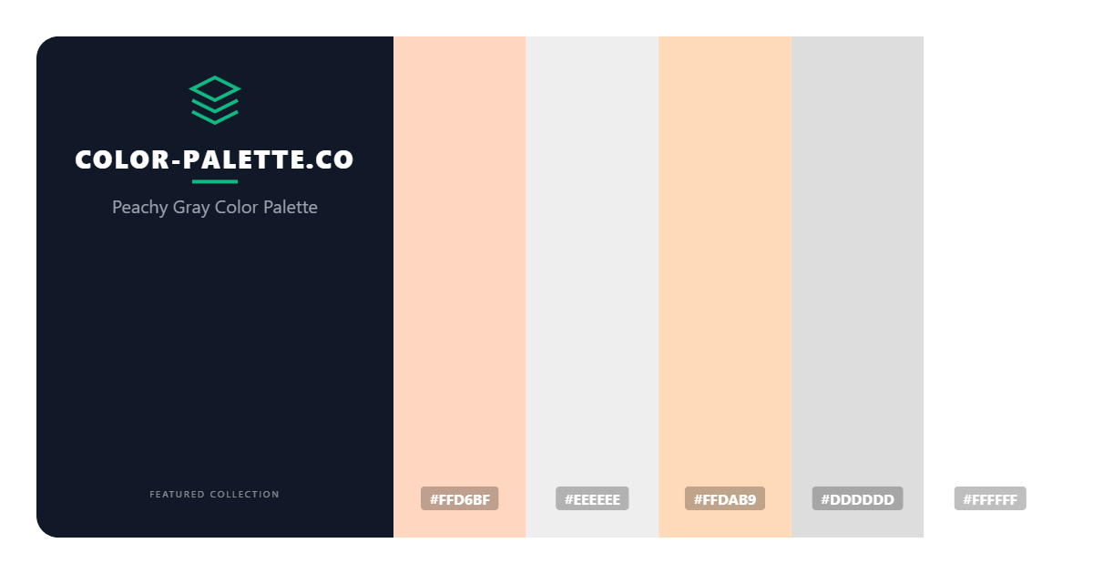 Peachy Gray Color Palette