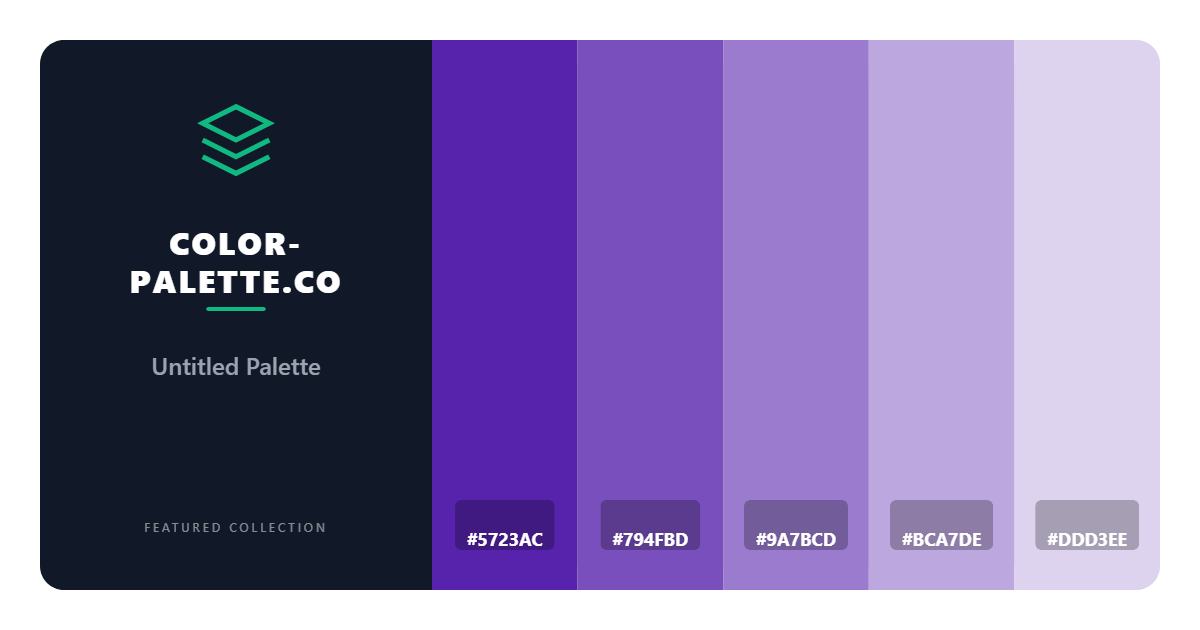 Phthalo Purple Color Palette