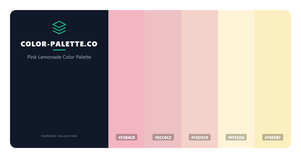 Pink Lemonade Color Palette
