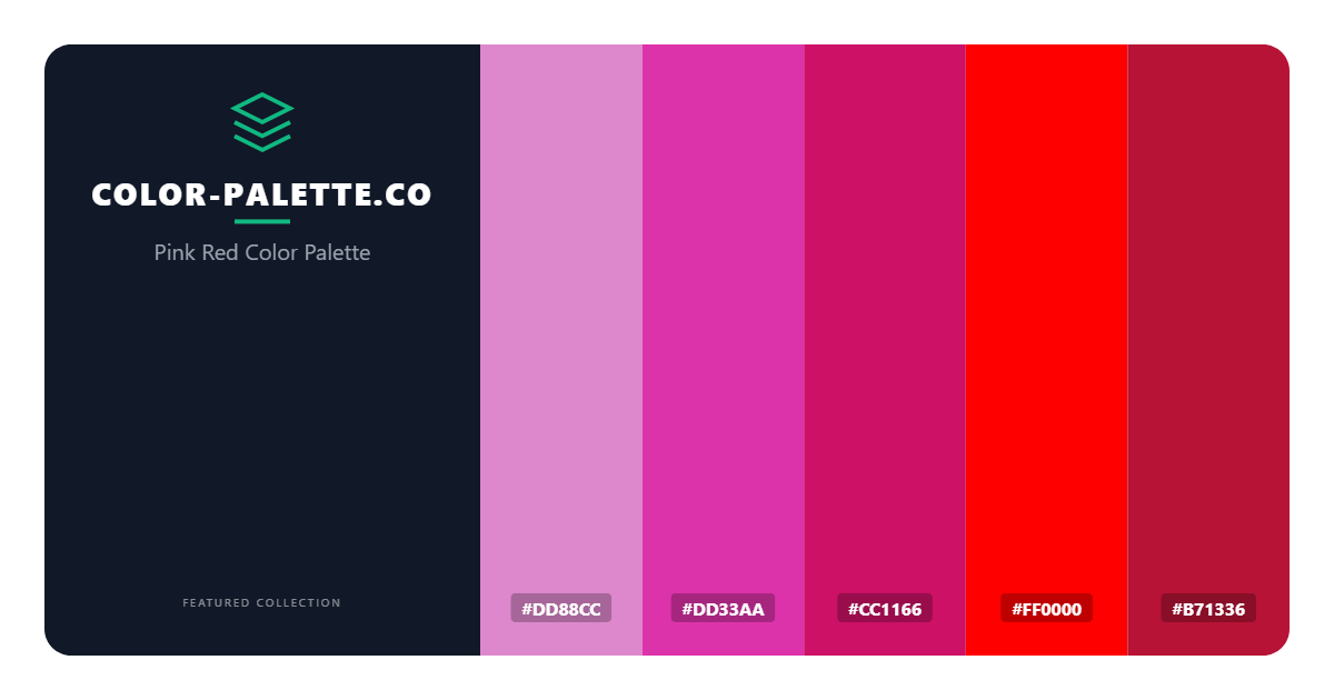 Pink Red Color Palette
